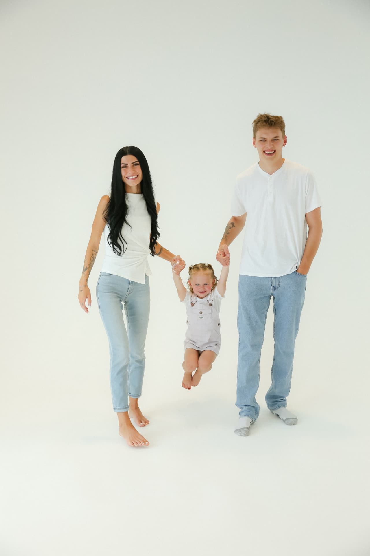 Kalyssa and Jackson Stoughton with their daughter, the family behind Elloway Group